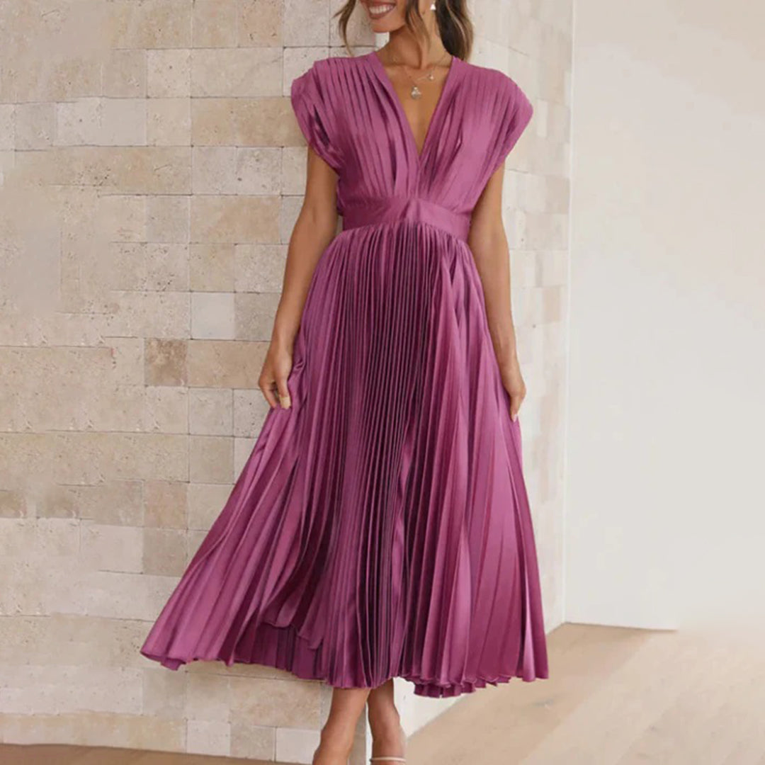 Violet & Grace | Timeless Pleated Midi Dress™