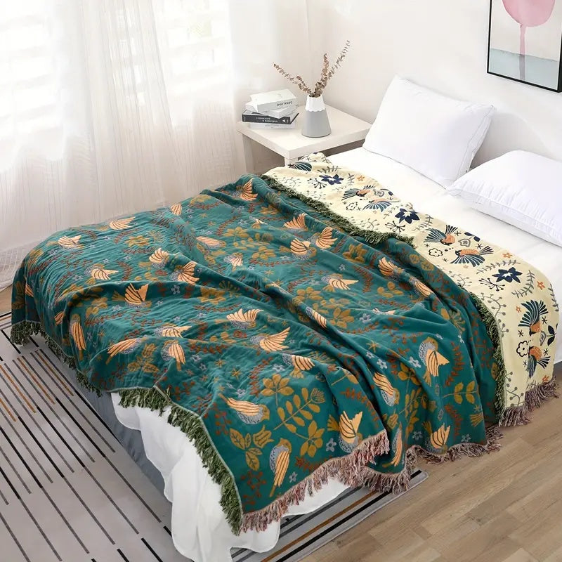 Reversible Cozy Scandinavian Style Blanket