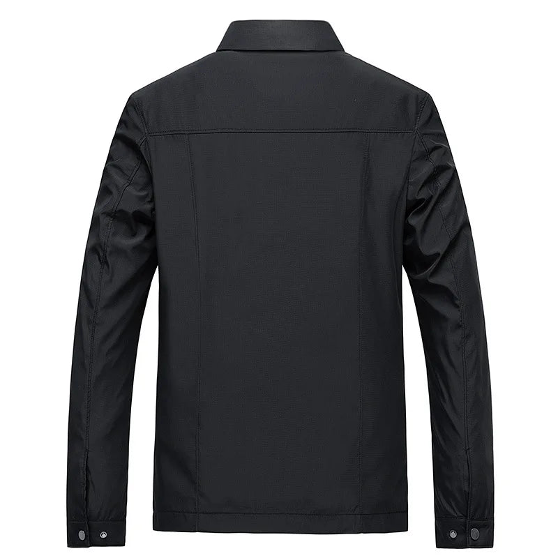 Axton | Mens Elegant Collared Jacket — Smart-Casual Layer in 3 Colors M–3XL | Westmere