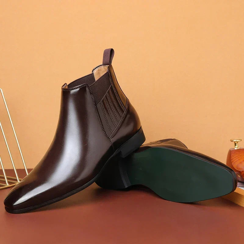 Laurent Monaco · Chic Leather-Like Boots