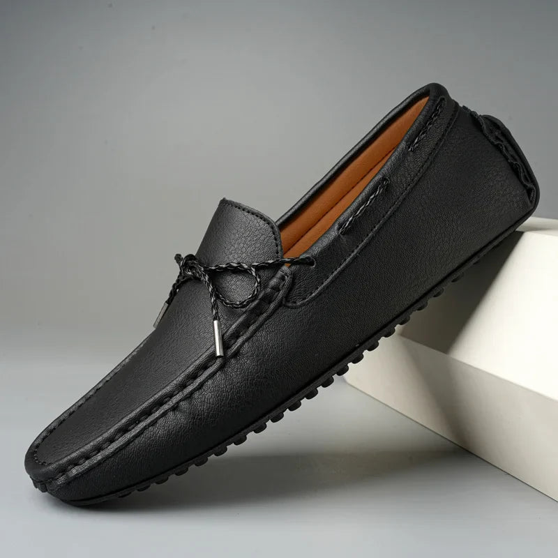 Alviero Leather Loafers