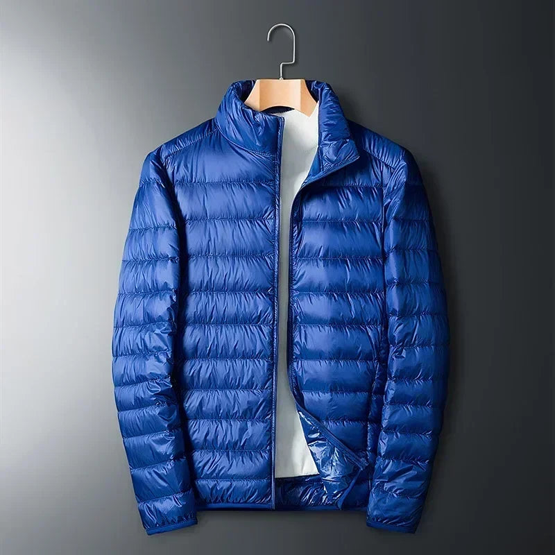 Cody | Mens Lightweight Packable Puffer Jacket | Compact Storage Bag, Easy to Carry | Red, Gray, Black and More M-5XL