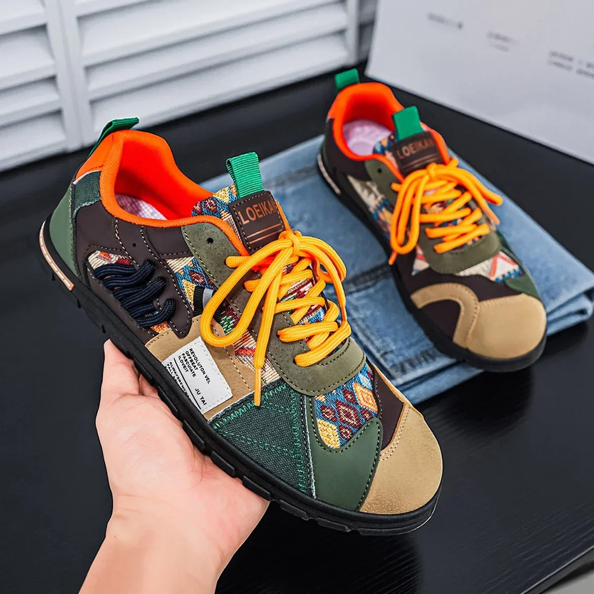 Gianluigi | Men's Retro Urban Outdoor Sneakers