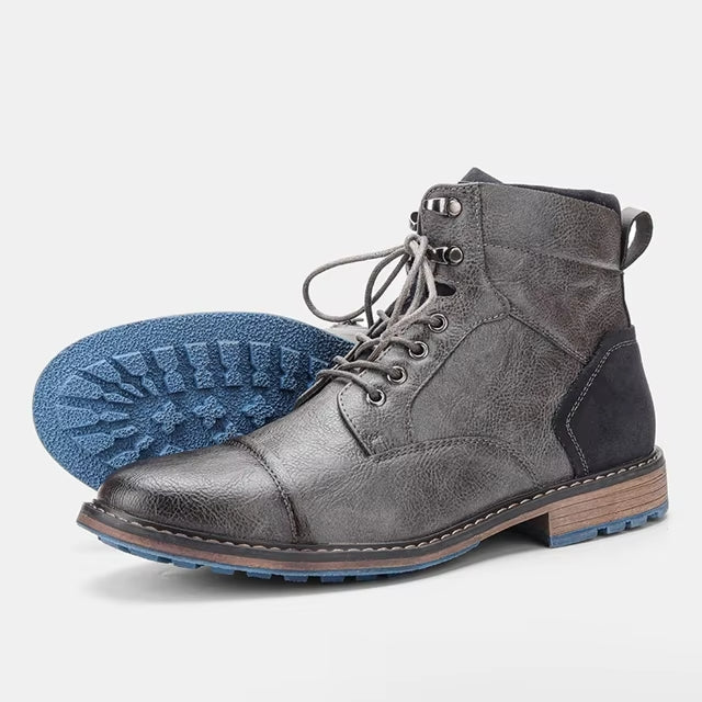 Nathan | Voyager Durable Leather-Like Boots