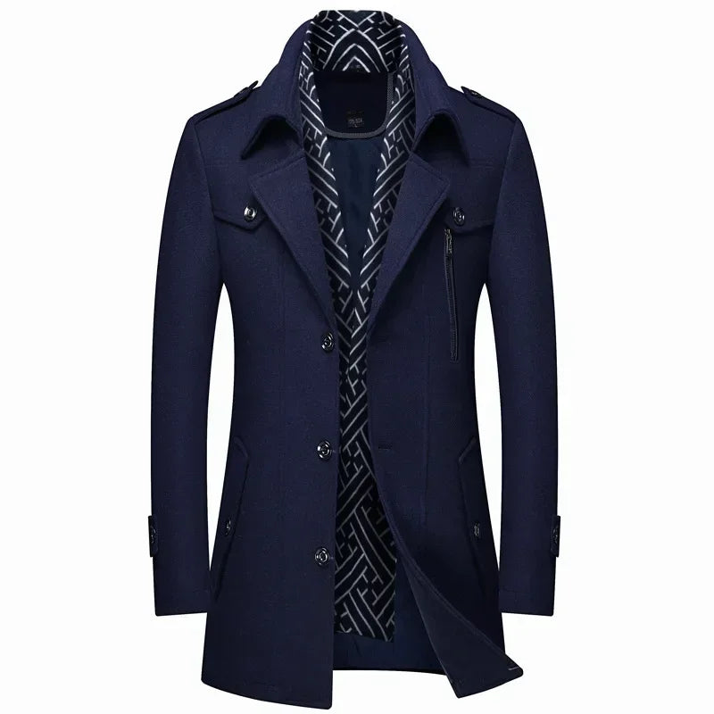 Laurent Monaco · Winter Wool Coat