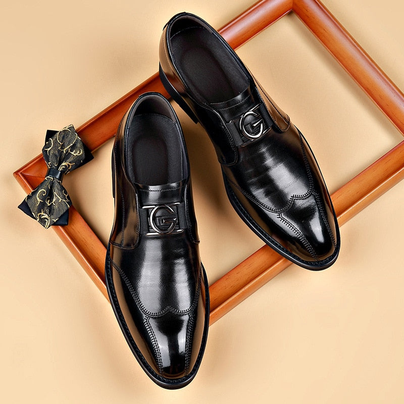 Giovanni | Classic Men's Leather-Like Shoes