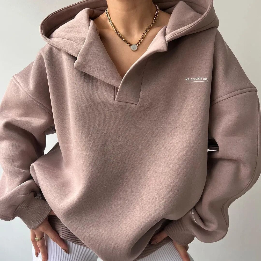 Women's Hooded Sweatshirt, Long Sleeves, Ribbed Trims
