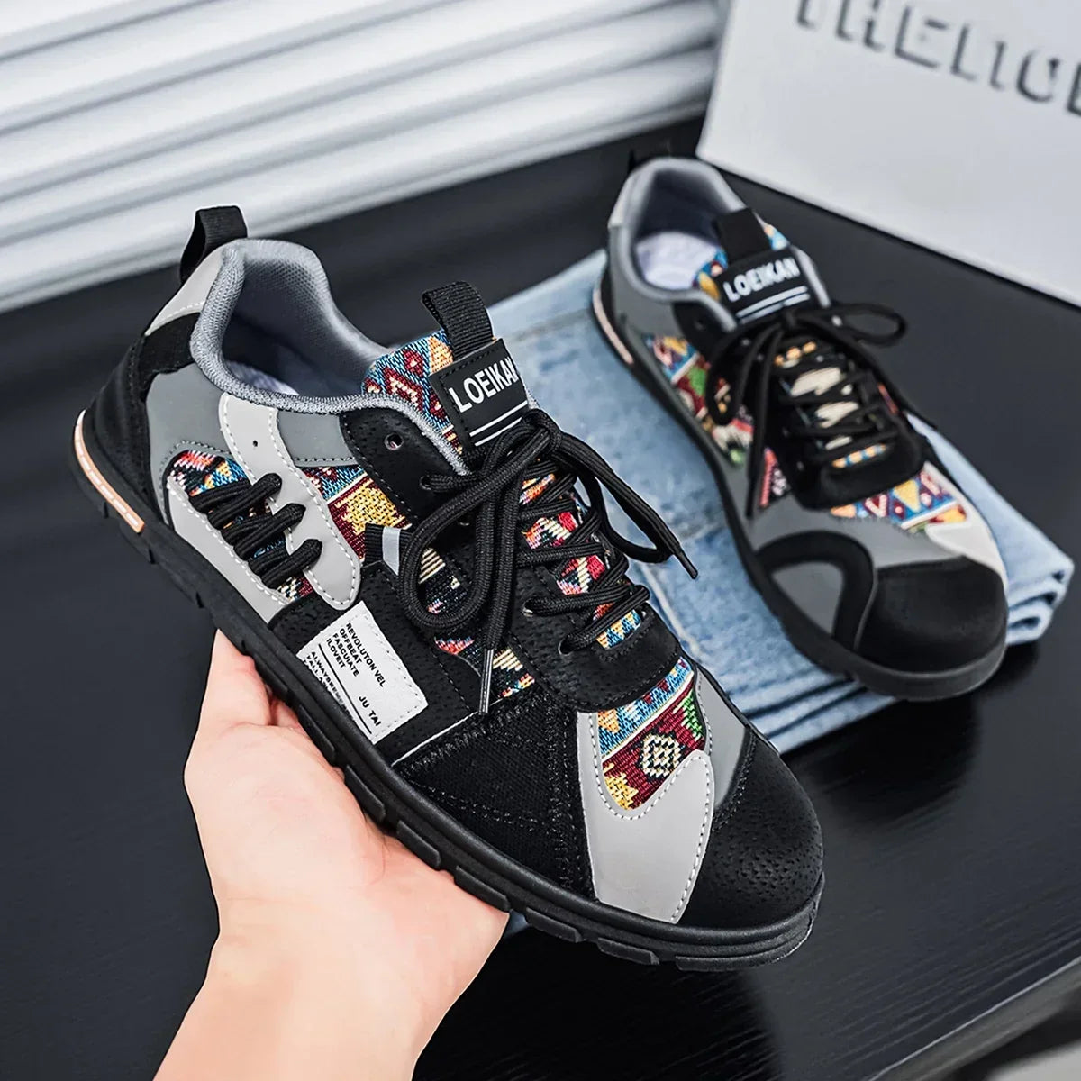 Gianluigi | Men's Retro Urban Outdoor Sneakers