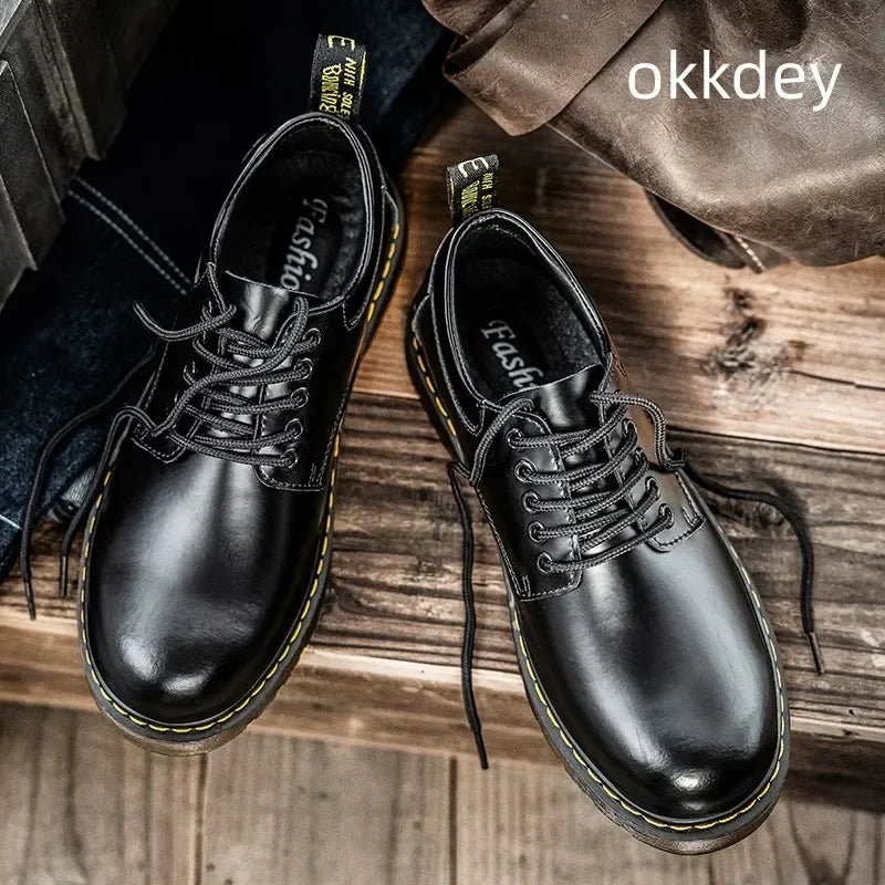 Onyx | Men's Cap-Toe Oxford Leather-Like Boots