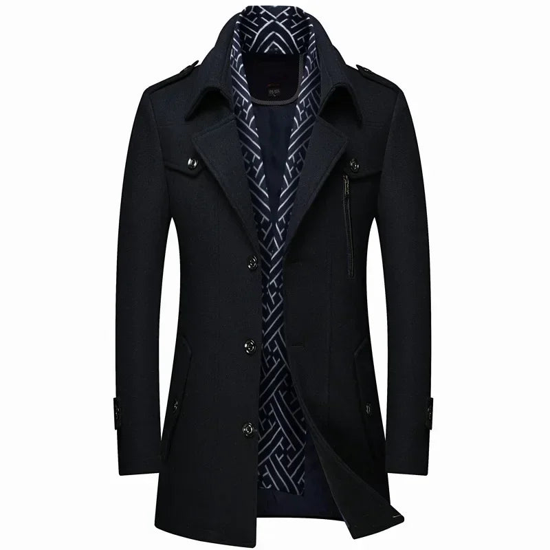 Laurent Monaco · Winter Wool Coat