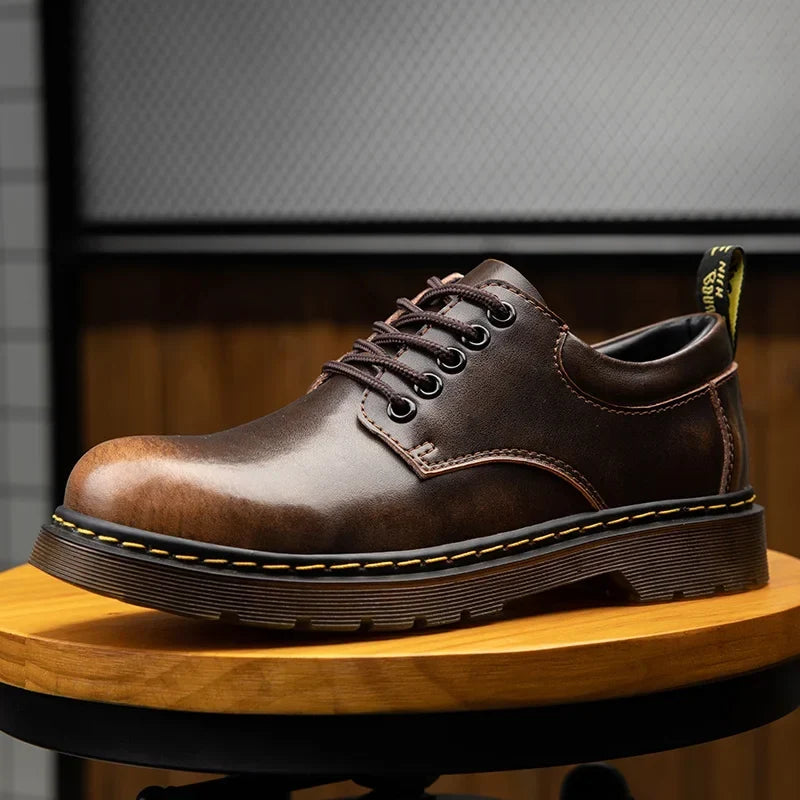 Onyx | Men's Cap-Toe Oxford Leather-Like Boots