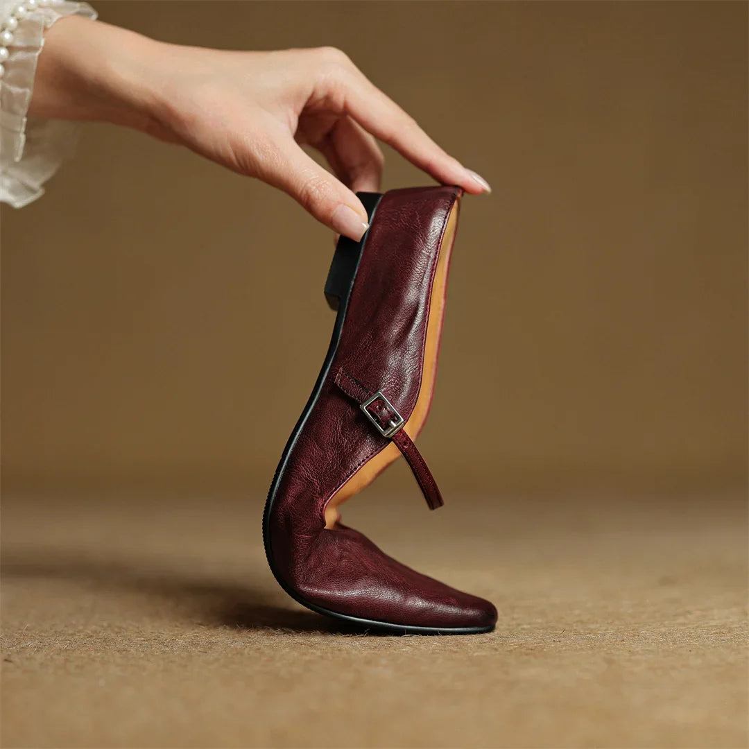 Noa Genuine Leather Mules