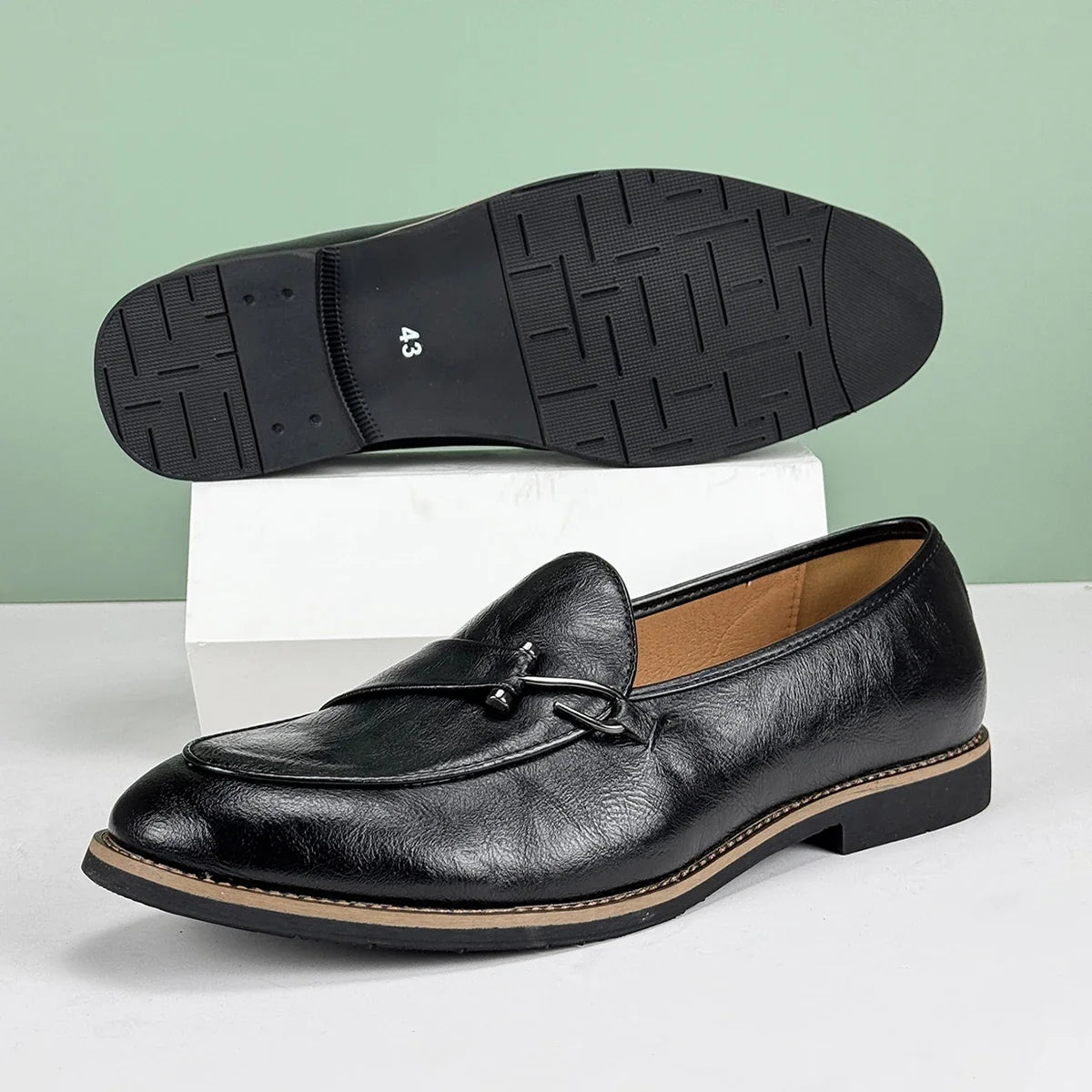 Pelle D'Oro Leather Loafers