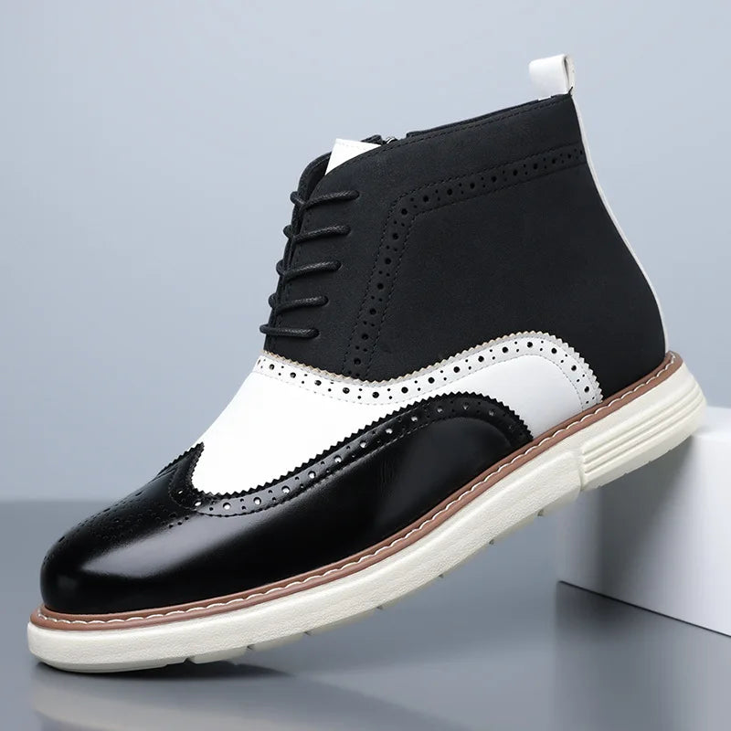 Raven Leather Boots