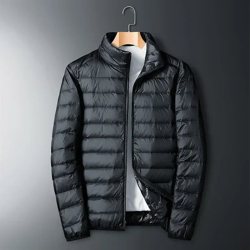 Cody | Mens Lightweight Packable Puffer Jacket | Compact Storage Bag, Easy to Carry | Red, Gray, Black and More M-5XL