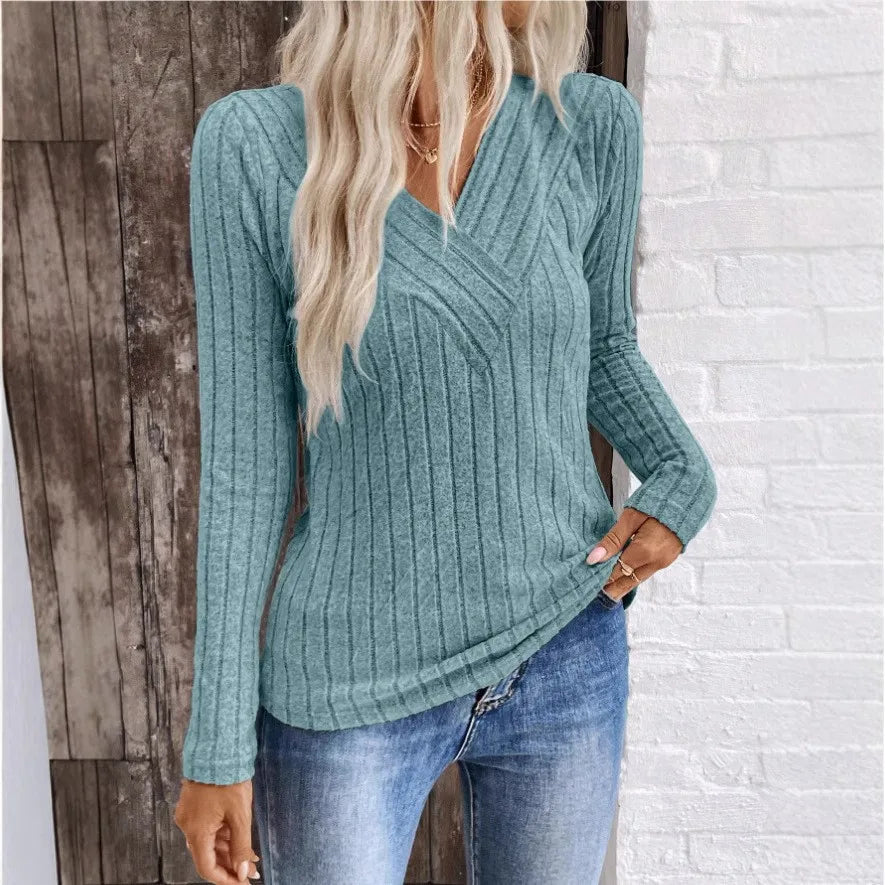 Women's Sunken Stripe Sweater, Relaxed Fit