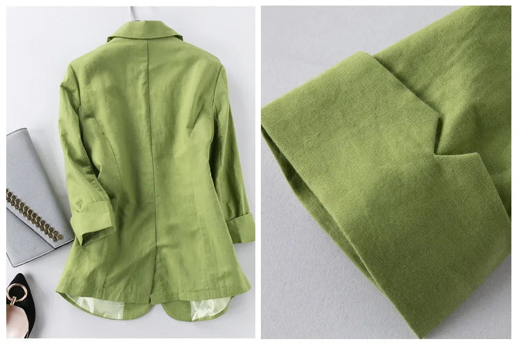 Livia Linen Blazer