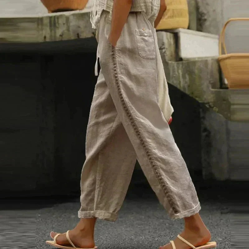Abby | High-Waisted Tapered Trousers