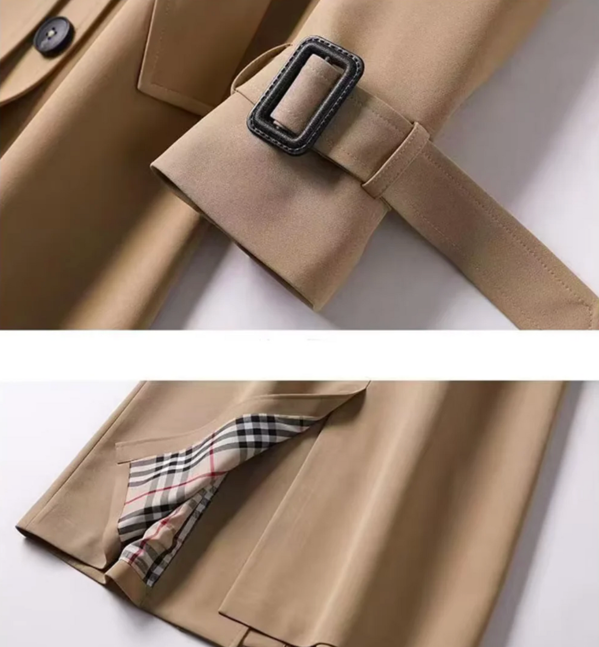 Lauren | Womens Waterproof Belted Trench Coat | Windproof, Adjustable Belt | Brown, Black, Blue and More S-4XL
