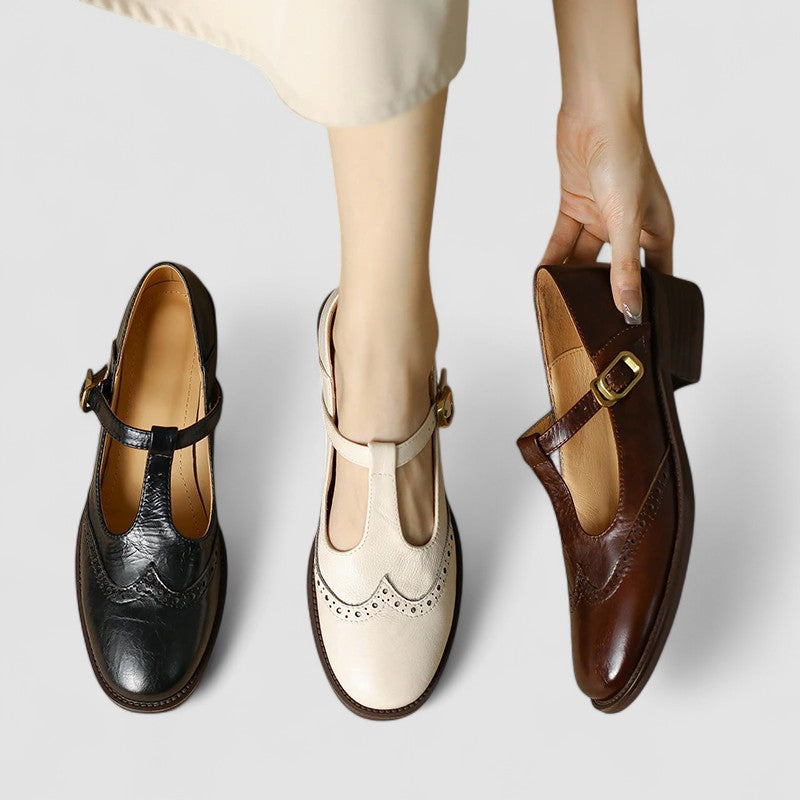 Women's Ballet Flats with Strap