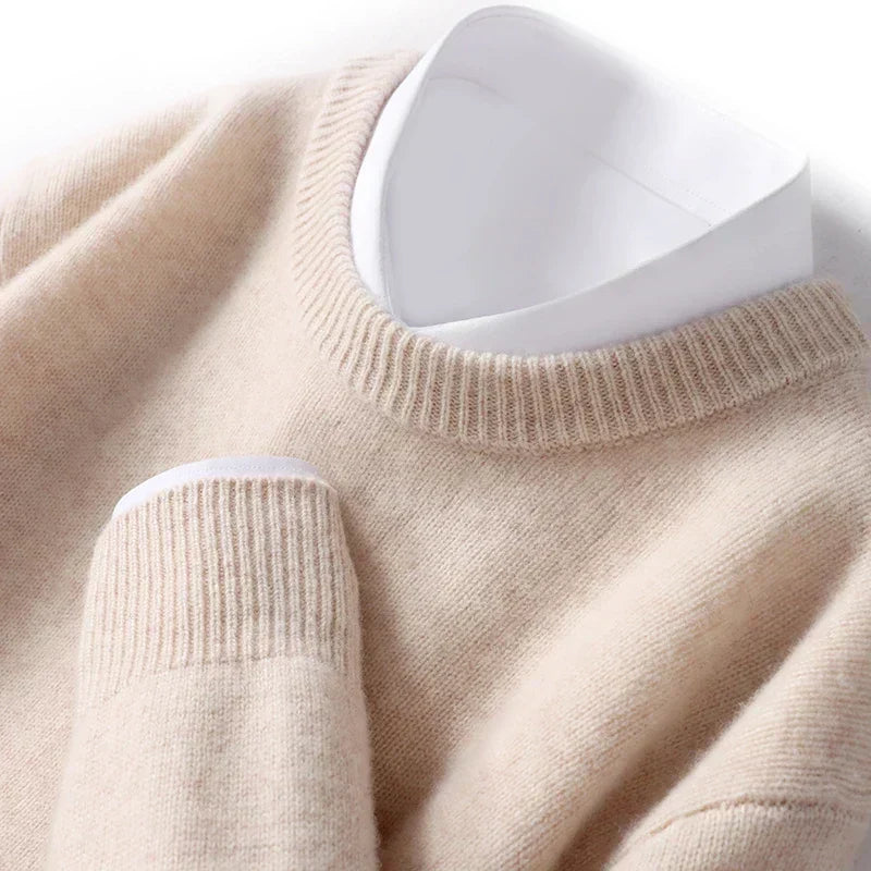 John | Mens Fine Knit Crewneck Sweater | Regular Fit, Soft Crew Neck, Ribbed Trim | Black, Green and More S-3XL