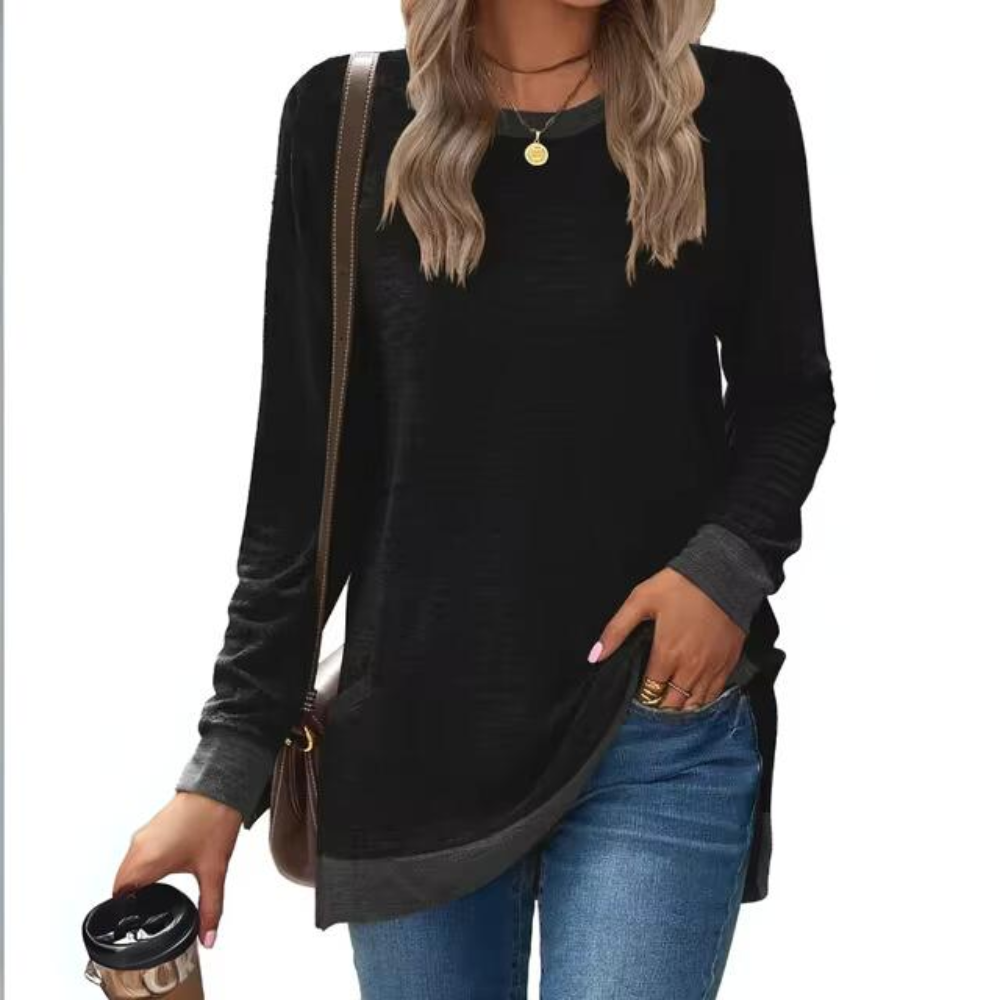 Tara | Womens Lightweight Sweatshirt, Relaxed Loose Fit | Soft Natural Materials | Green, Gray, Black and More S-XXL