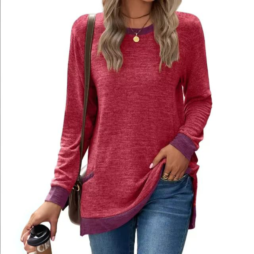 Tara | Womens Lightweight Sweatshirt, Relaxed Loose Fit | Soft Natural Materials | Green, Gray, Black and More S-XXL