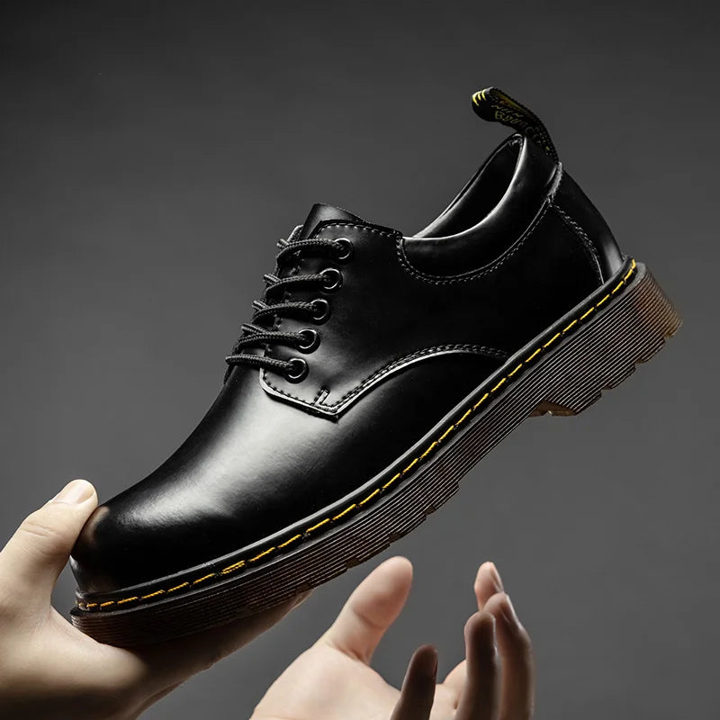 Onyx | Men's Cap-Toe Oxford Leather-Like Boots