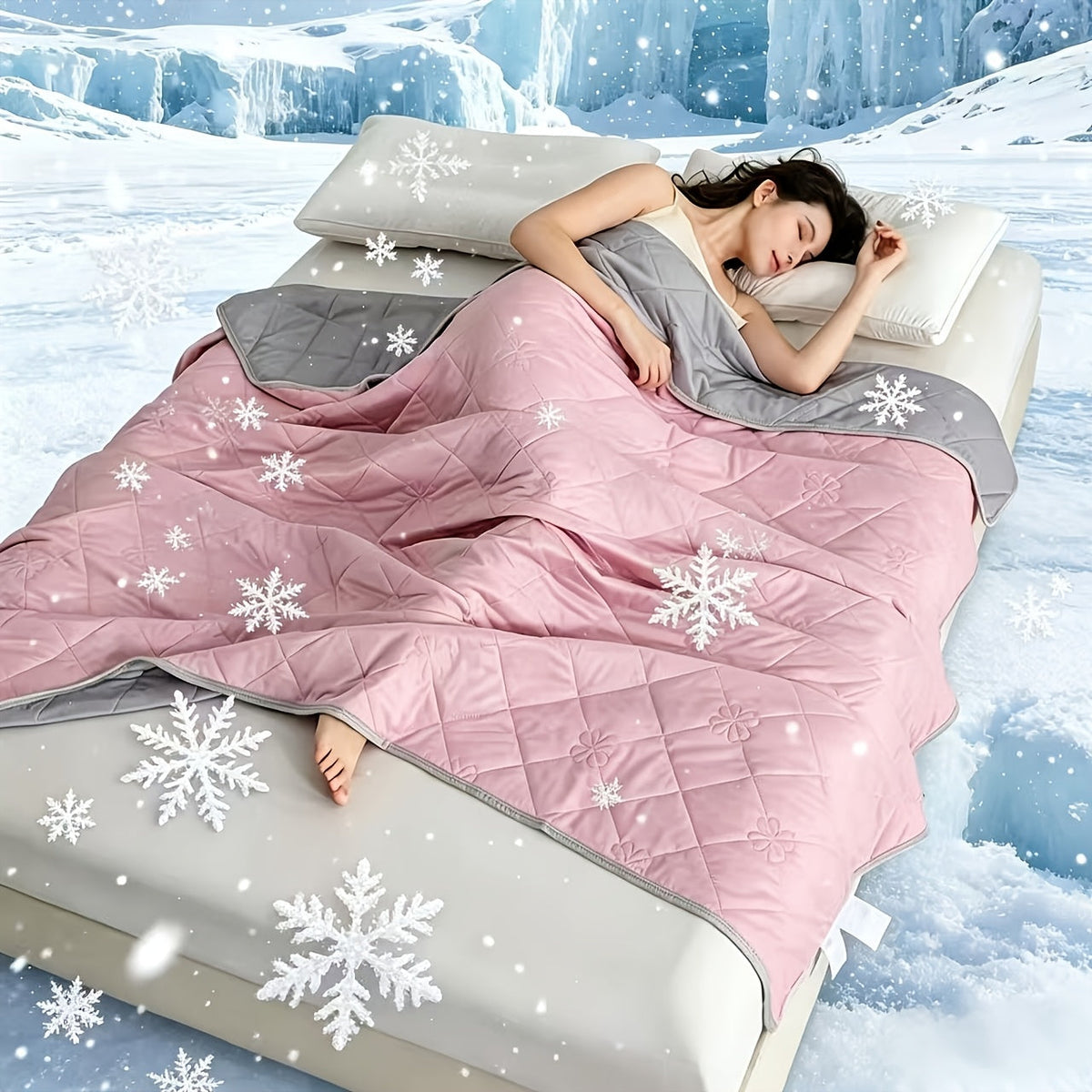 Soft Breathable Cooling Blanket for Comfortable Sleep