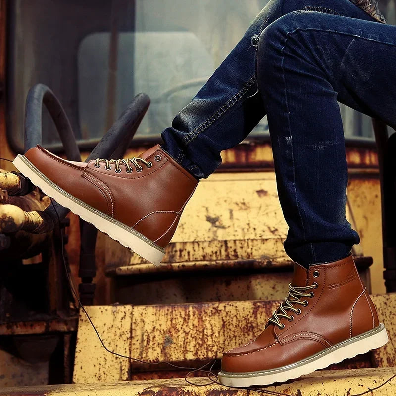 Müller | Men's Retro Leather-Like Boots