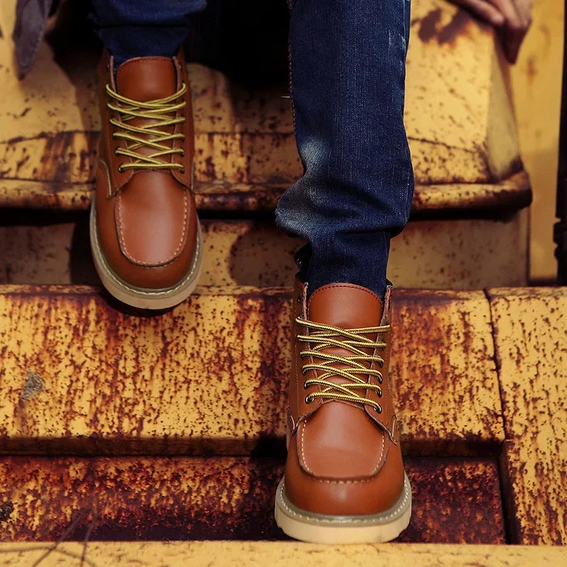 Müller | Men's Retro Leather-Like Boots