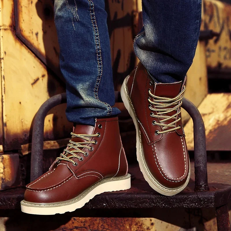 Müller | Men's Retro Leather-Like Boots
