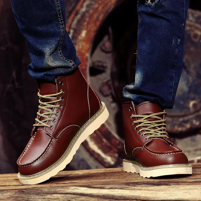 Müller | Men's Retro Leather-Like Boots