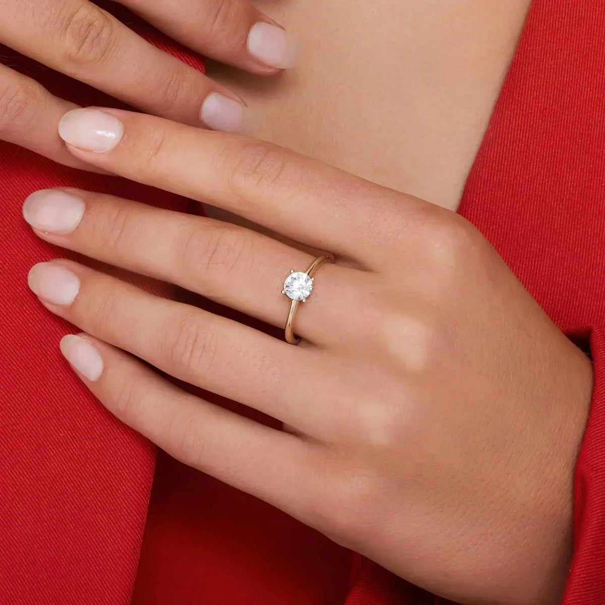 Gold Statement Ring | Chunky Dome Band for Women