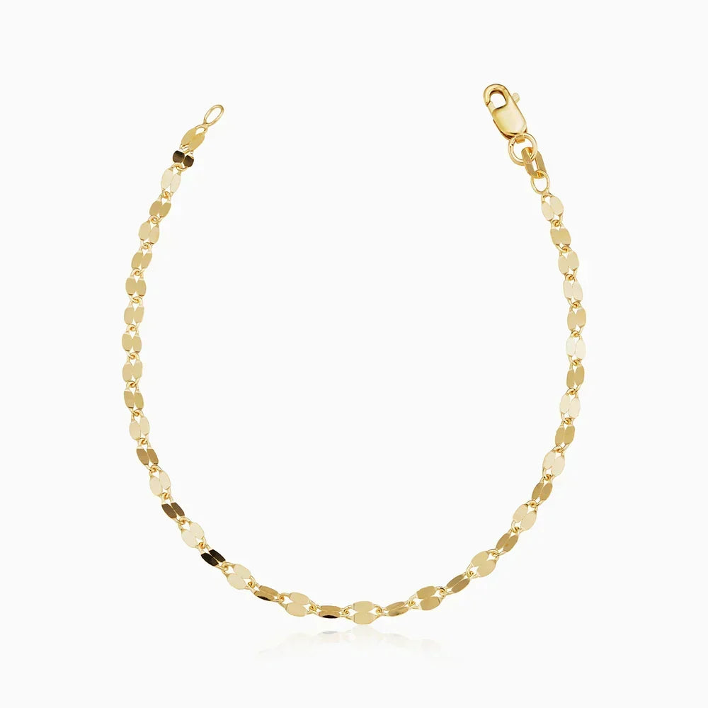 Gold Link Bracelet | Cabaret Statement Chain for Women