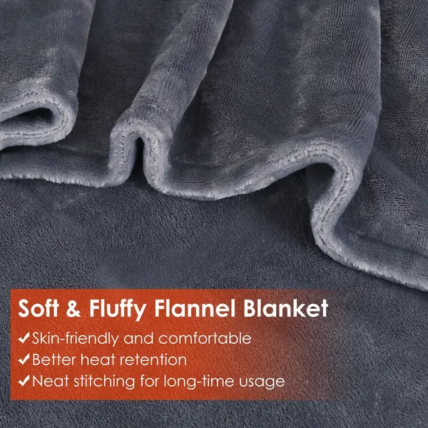 USB Electric Heated Blanket Poncho with Adjustable Temperature Control