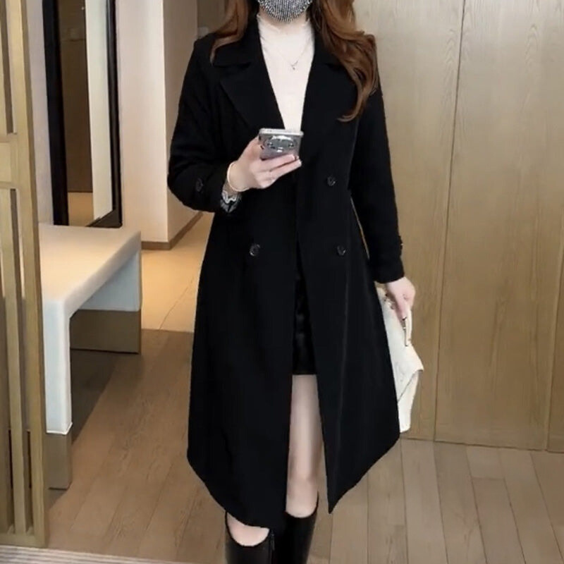 Women's Sophisticated Trench Coat, Belted Waist