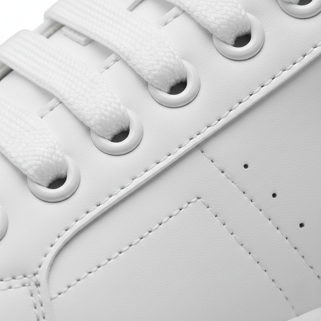 Unisex Platform Lace-Up Sneakers, Clean Panelled Design