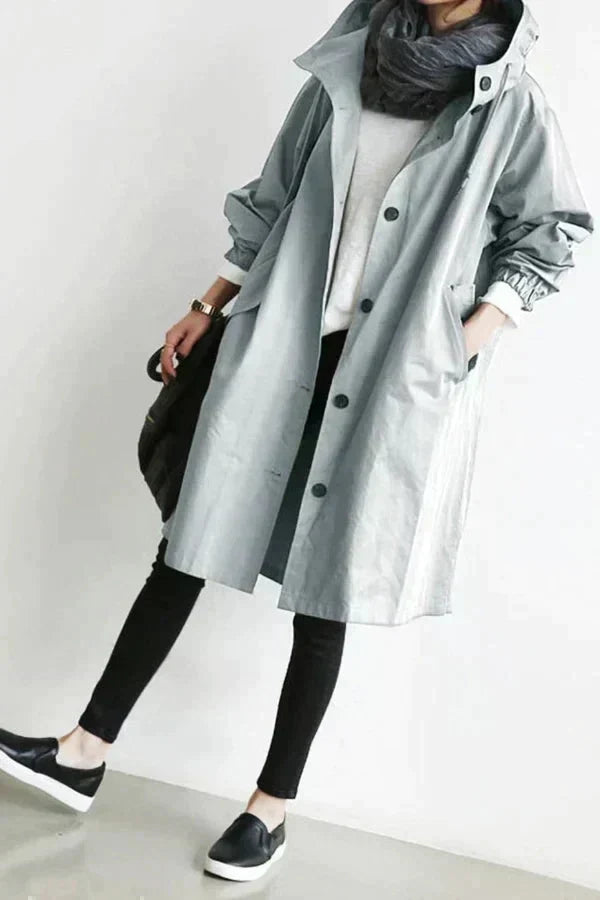 Dottie – Oversized Waterproof Trench Coat