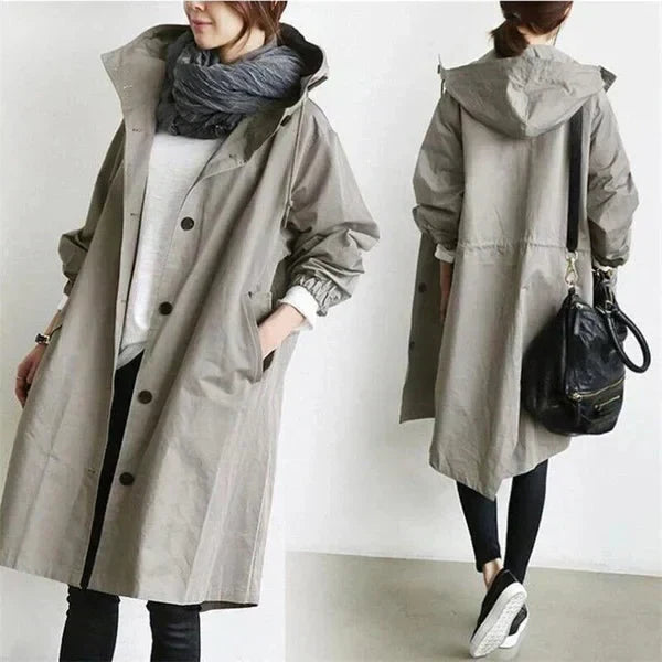 Dottie – Oversized Waterproof Trench Coat