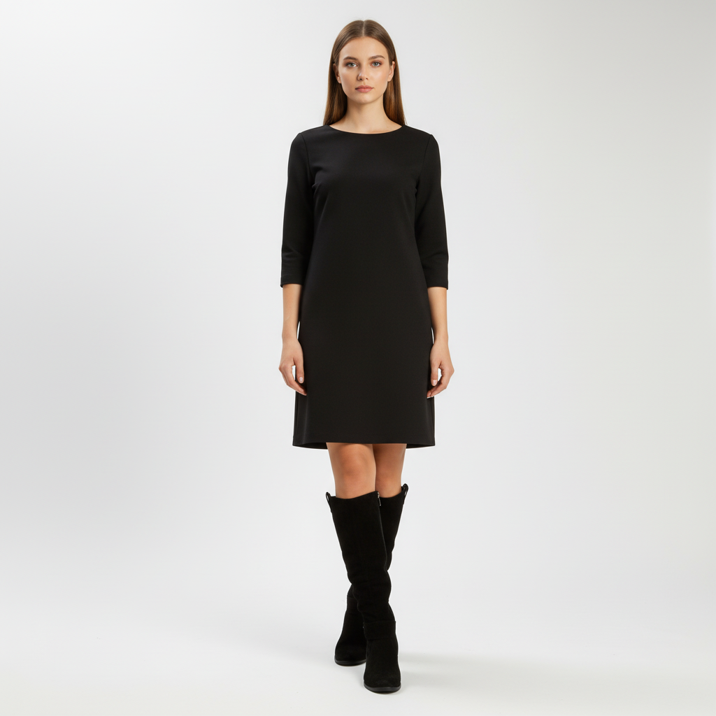 Women's Knee High Boots in Faux Suede | Block Heel, Round Toe and Rubber Sole | Sizes 5.5-10, 4 Colors