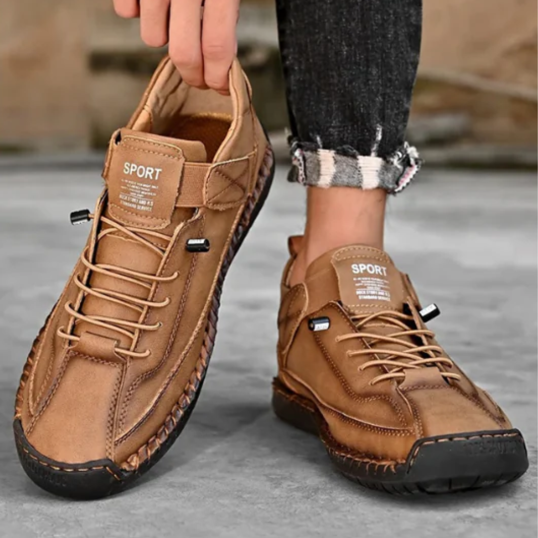Marshall | Men's Orthopedic Leather-Like Shoes