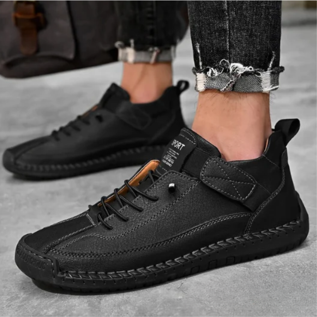 Marshall | Men's Orthopedic Leather-Like Shoes