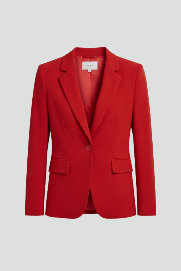 Brooke | Womens Single Button Blazer with Notched Lapel | Clean Silhouette | Beige, Blue, Camel and More S-3XL