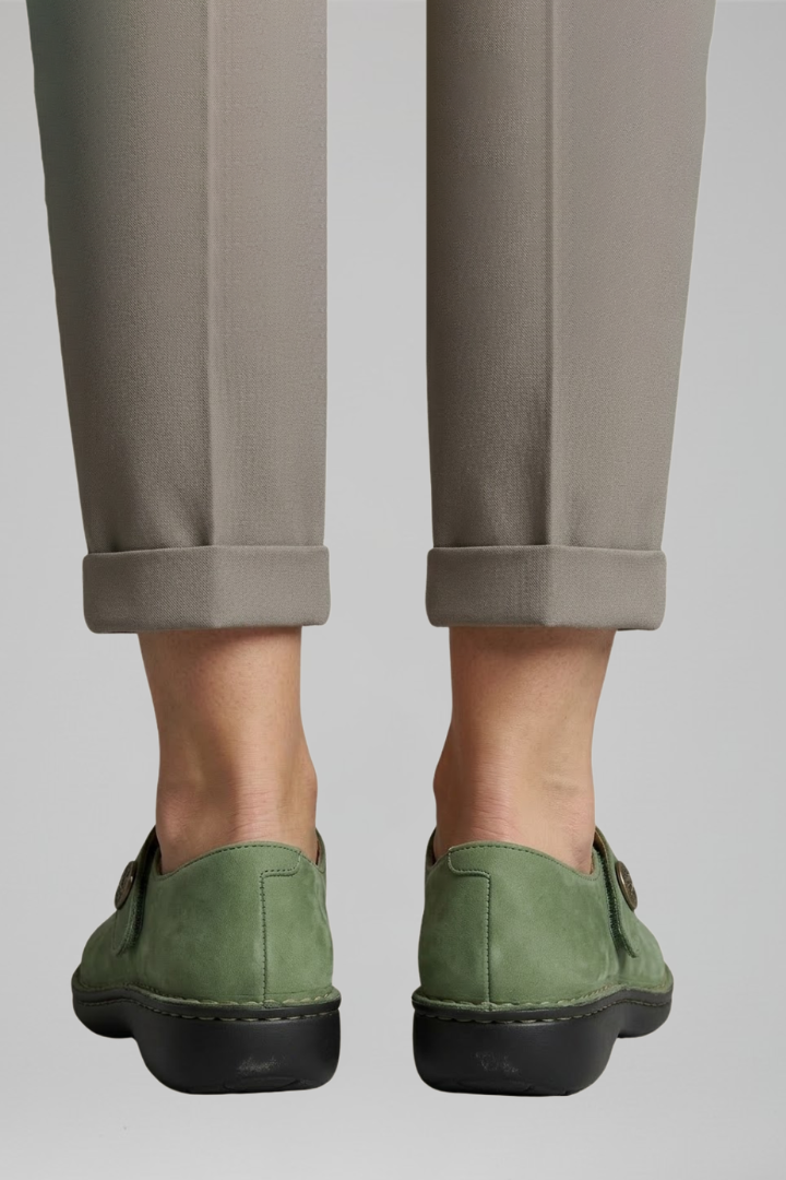 Belen Buckle-Strap Comfort Mary Jane Flats