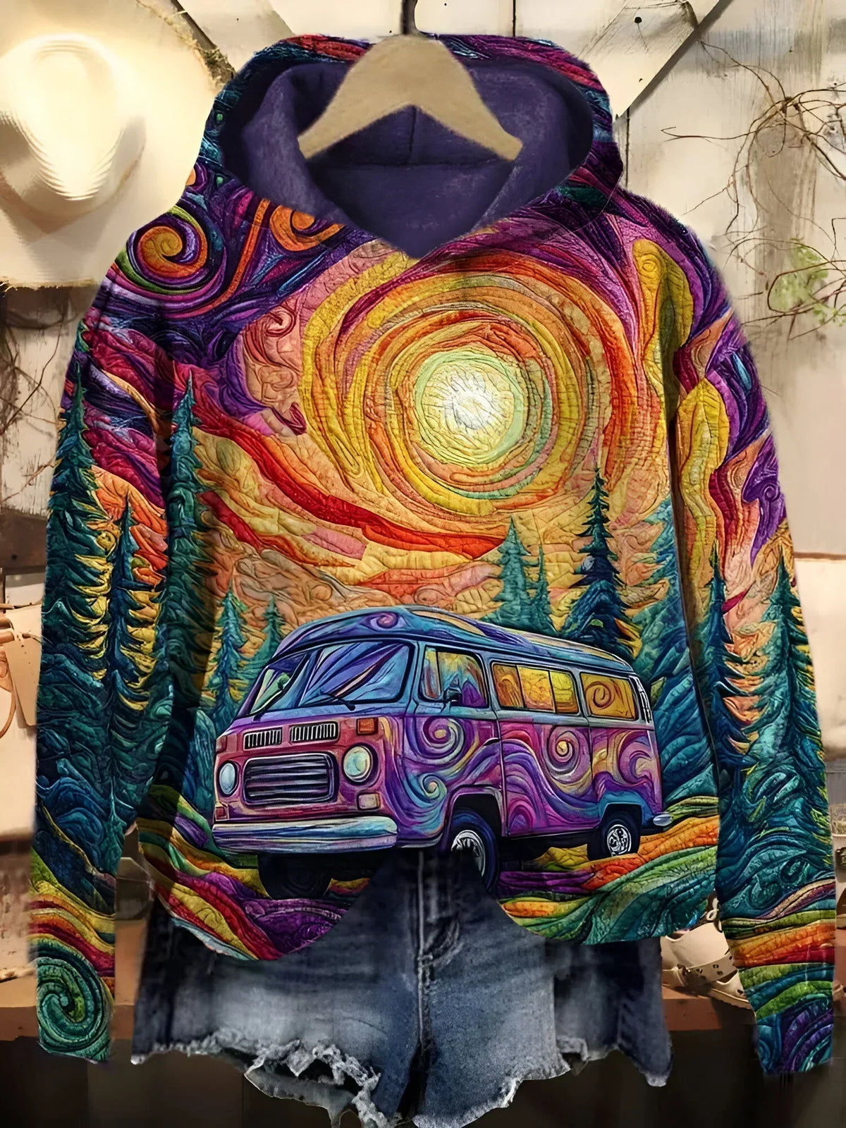 Women's Artistic Wanderlust Hoodie