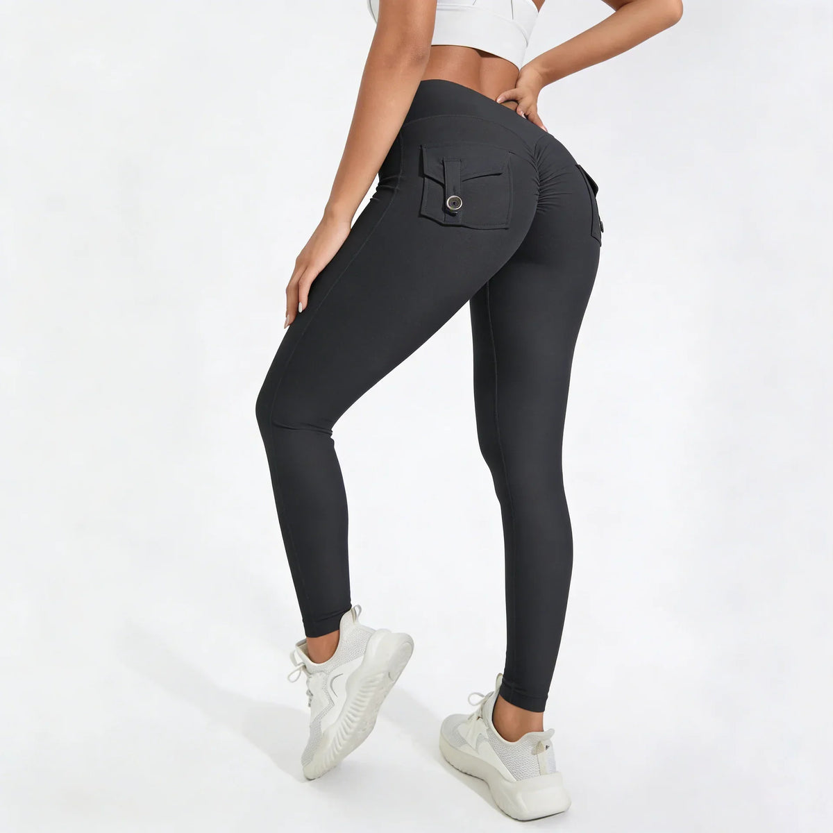 Women's Breathable Yoga Pants with Butt Pocket, Comfortable Leggings