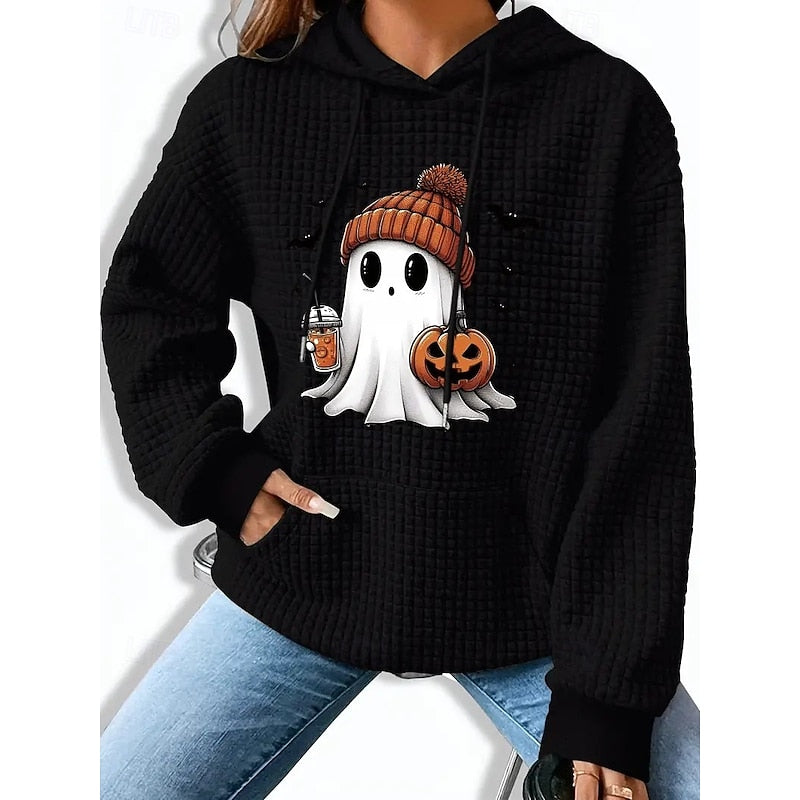 Women's Cozy Halloween Hoodie for Autumn
