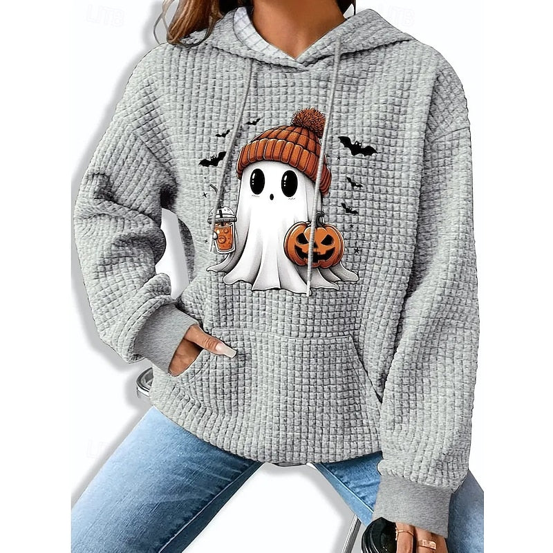 Women's Cozy Halloween Hoodie for Autumn