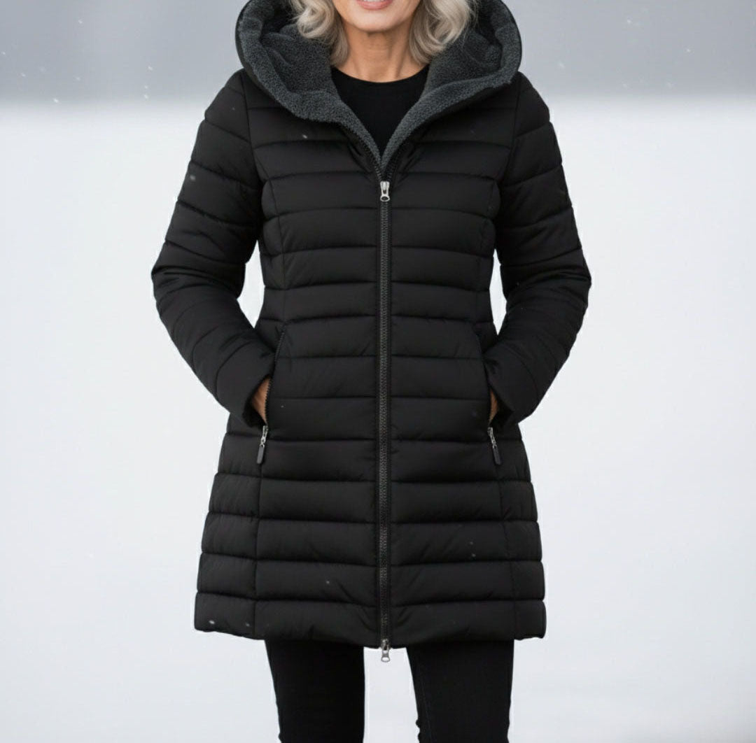 Women's Fleece-Lined Puffer Jacket